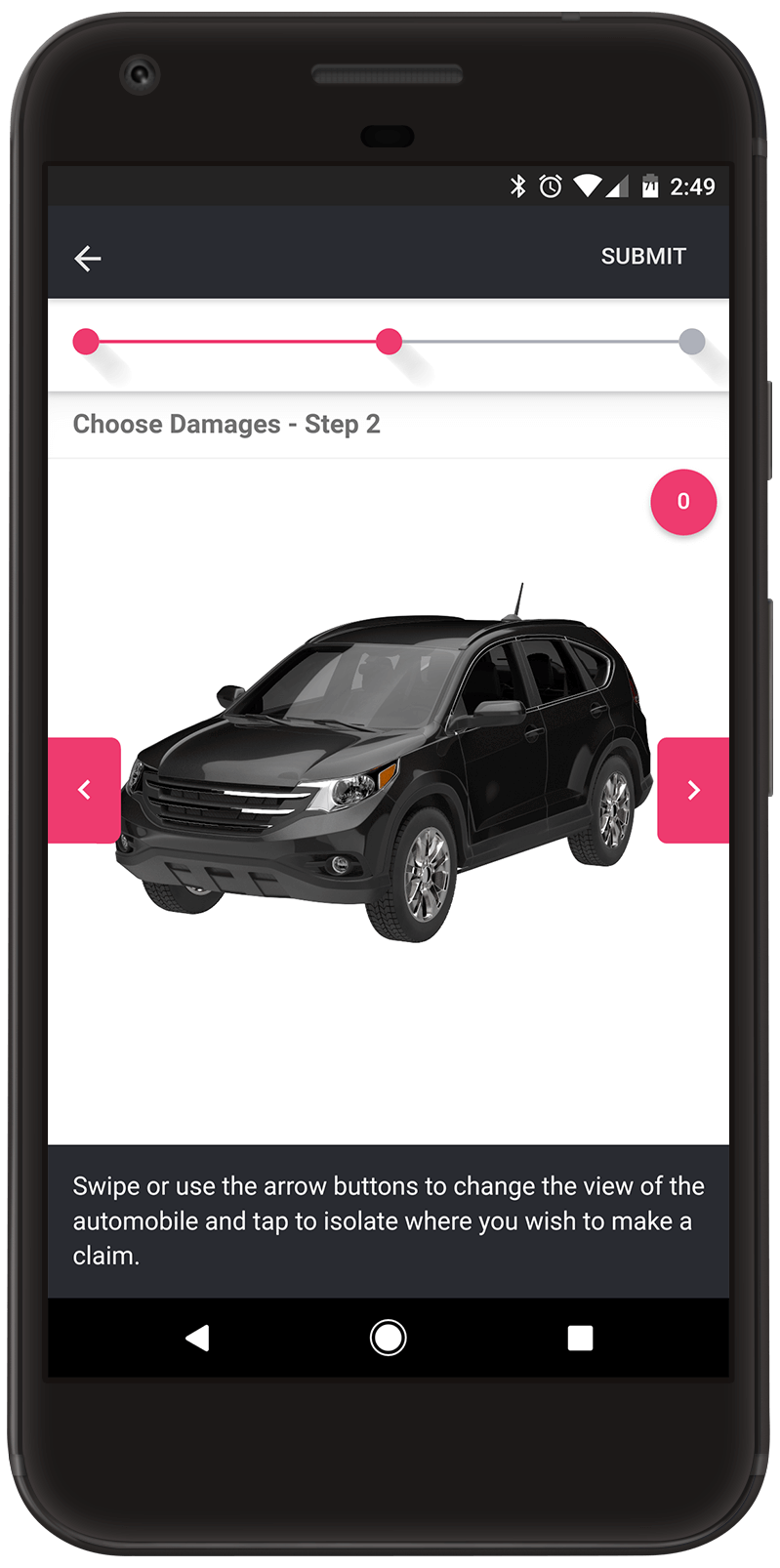 Android Damage Selection