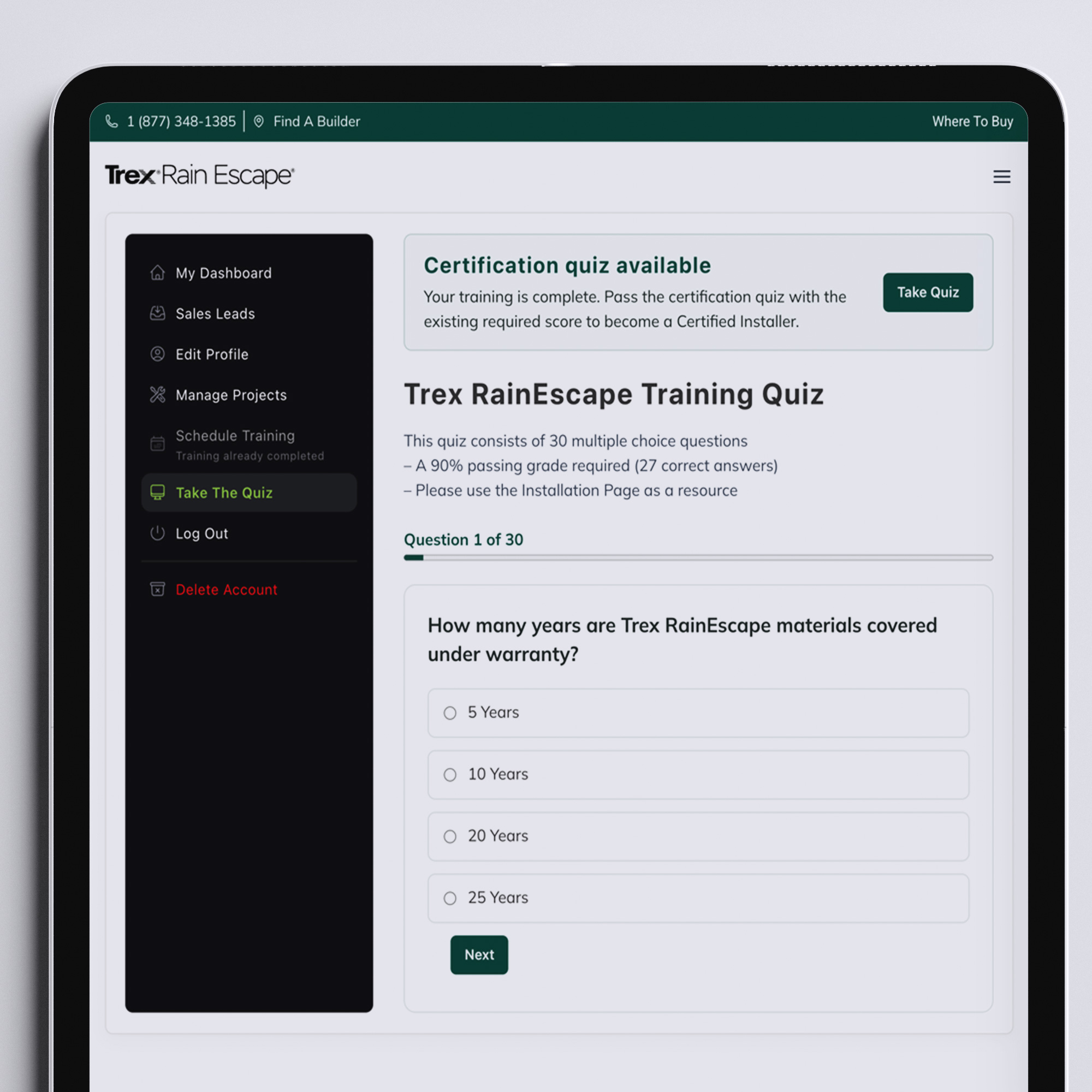 Quiz Component