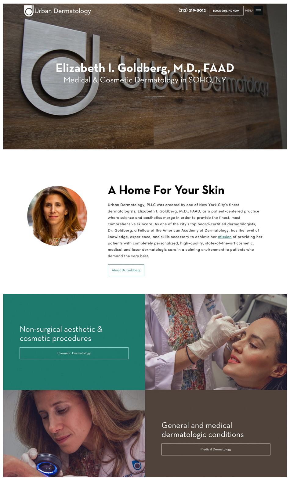 Urban Dermatology Website